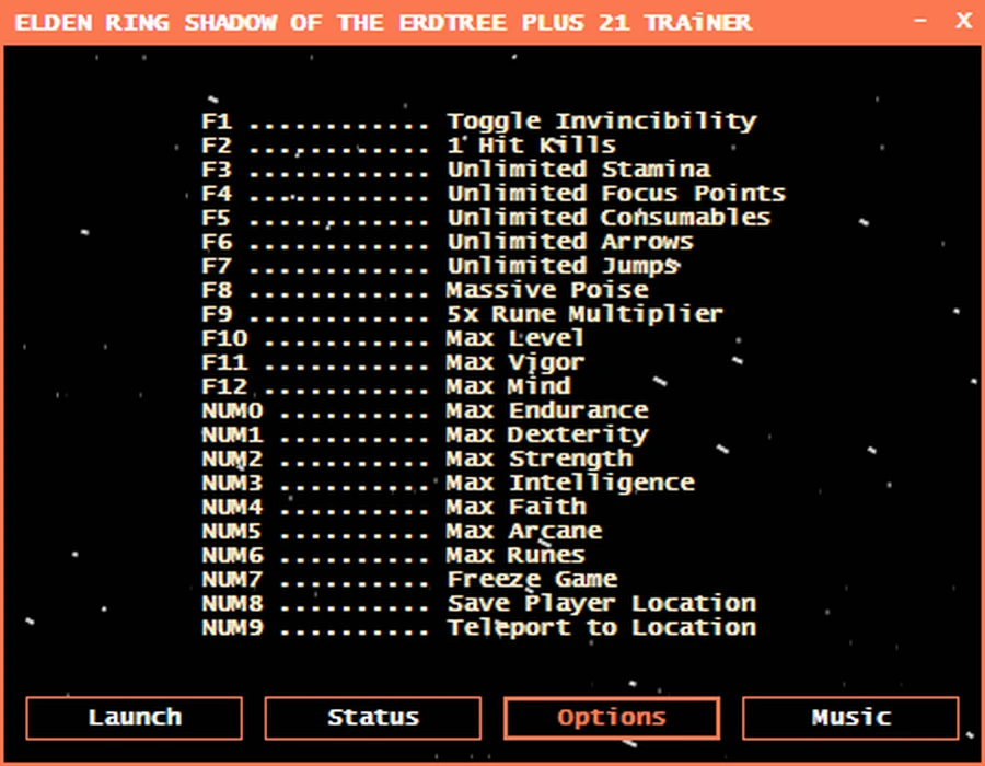 Elden Ring: Shadow of the Erdtree "Трейнер +21" [RUNE] {PLAYMAGiC}