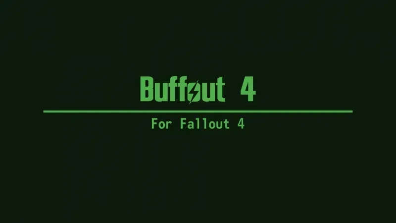 Fallout 4 "Buffout 4 - Исправление ошибок движка игры v1.24.5"