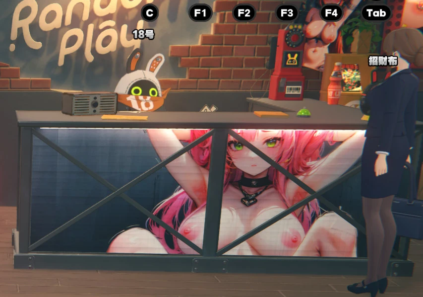 Zenless Zone Zero "Вульгарное изображение Николь на стойке"