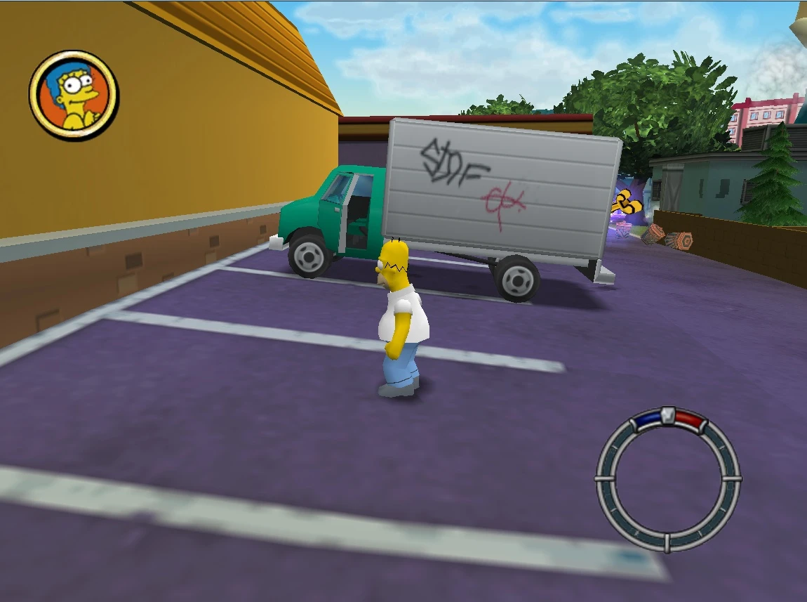 The Simpsons Hit & Run "Cube Van"