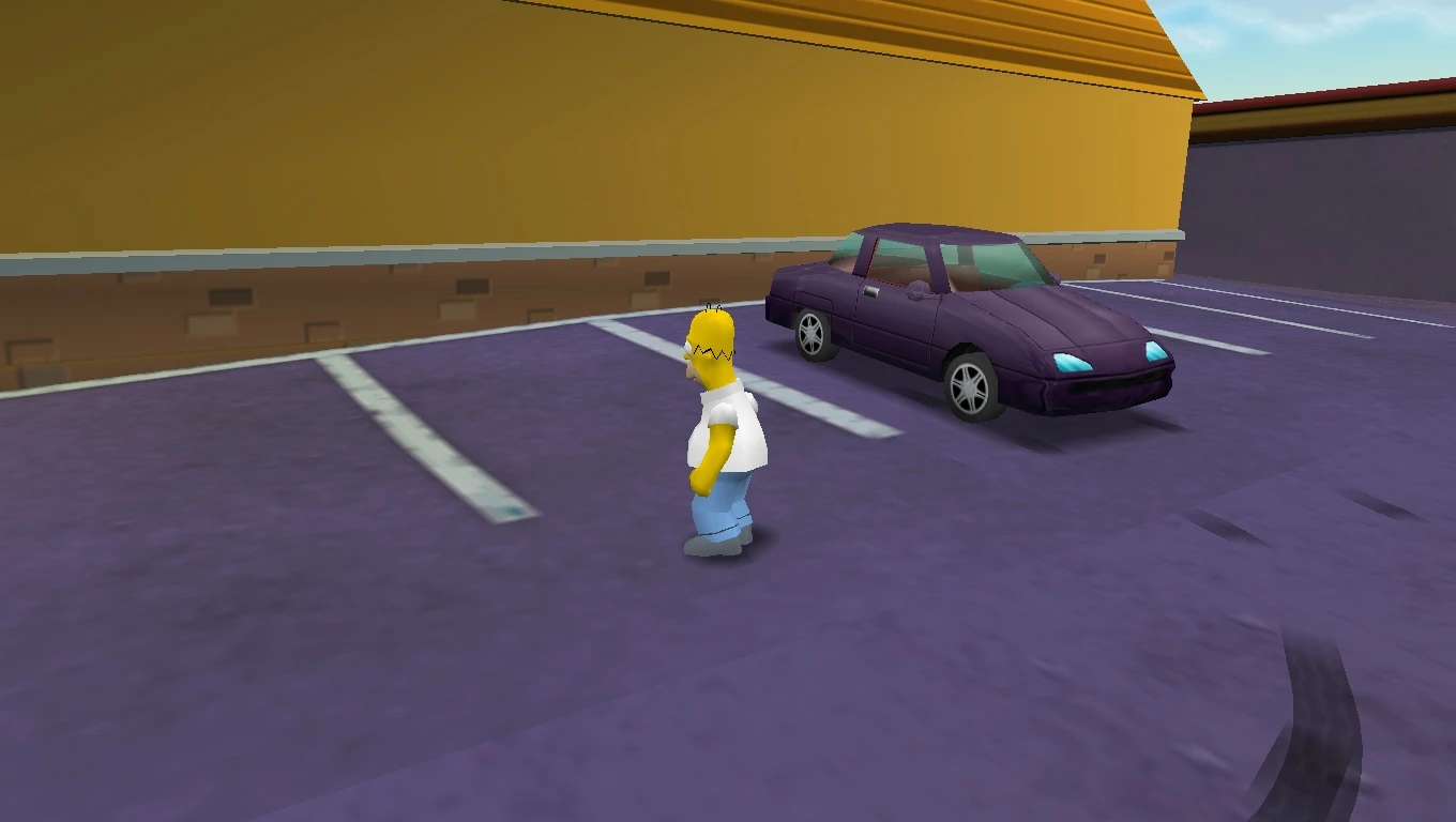 The Simpsons Hit & Run "Dark Lilac Electaurus"