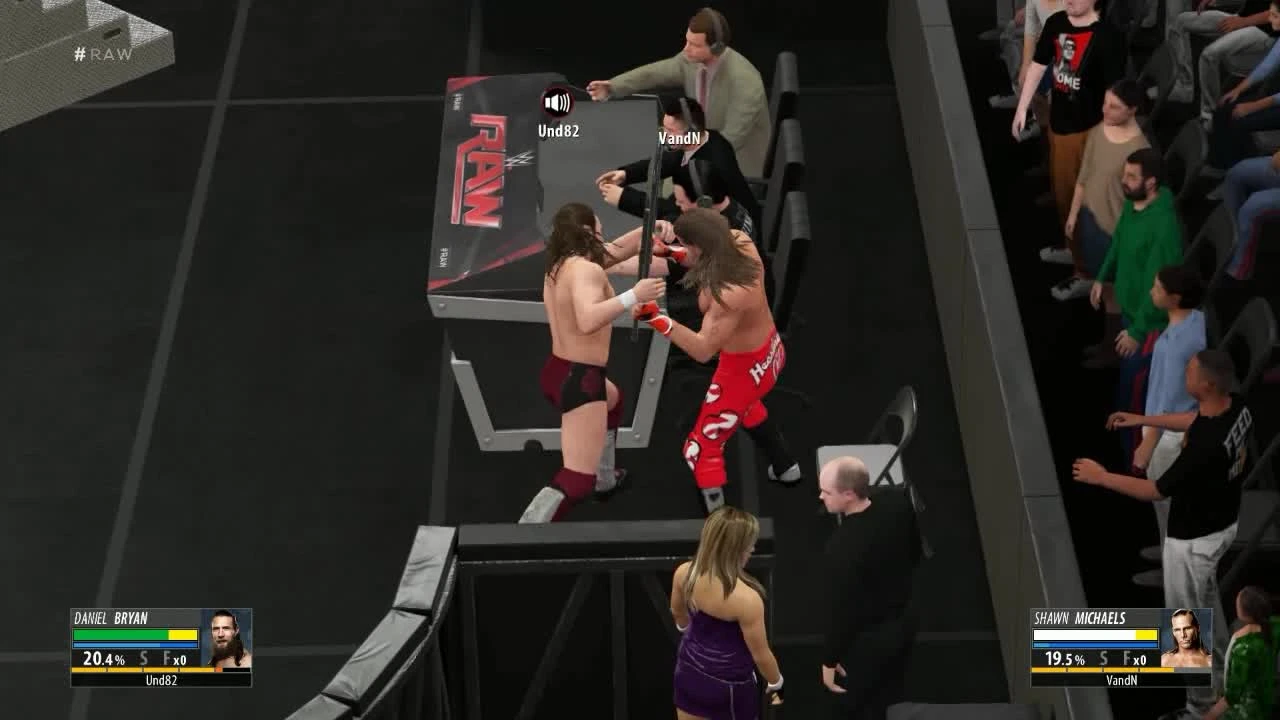 WWE 2K16 "ЖЕСТЬ Дерущийся судья - Online Random Match"