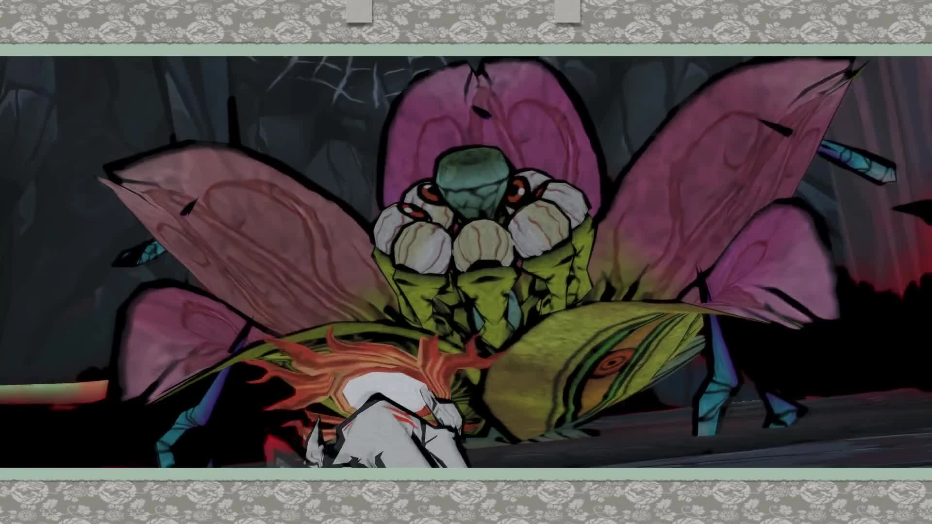 Битва с боссом в Okami HD