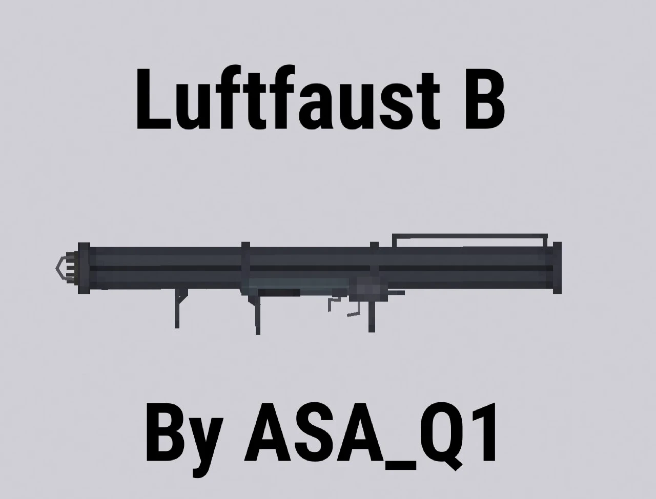 People Playground "Немецкий ПЗРК Luftfaust-B с декором" [v.1.28+]