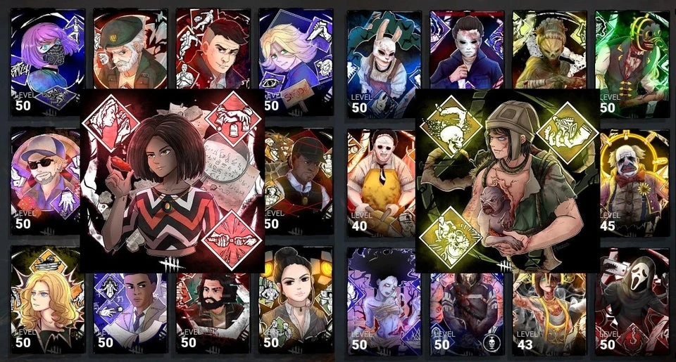 Dead by Daylight "Аниме портреты Выживших и Маньяков I 4.5.0"