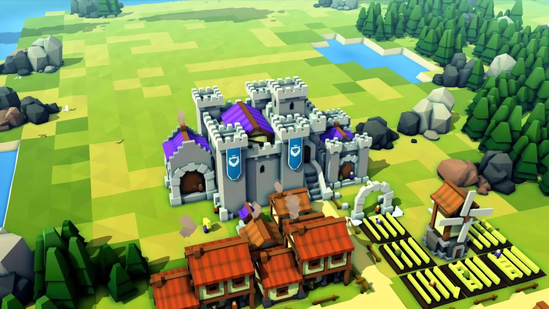 Kingdoms and Castles - Релизный трейлер средневекового градостроительного симулятора