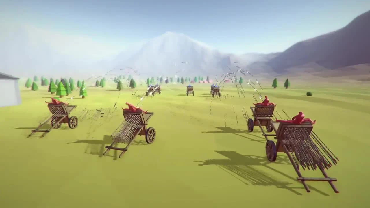 Totally Accurate Battle Simulator- Мушкетёры против фермеров