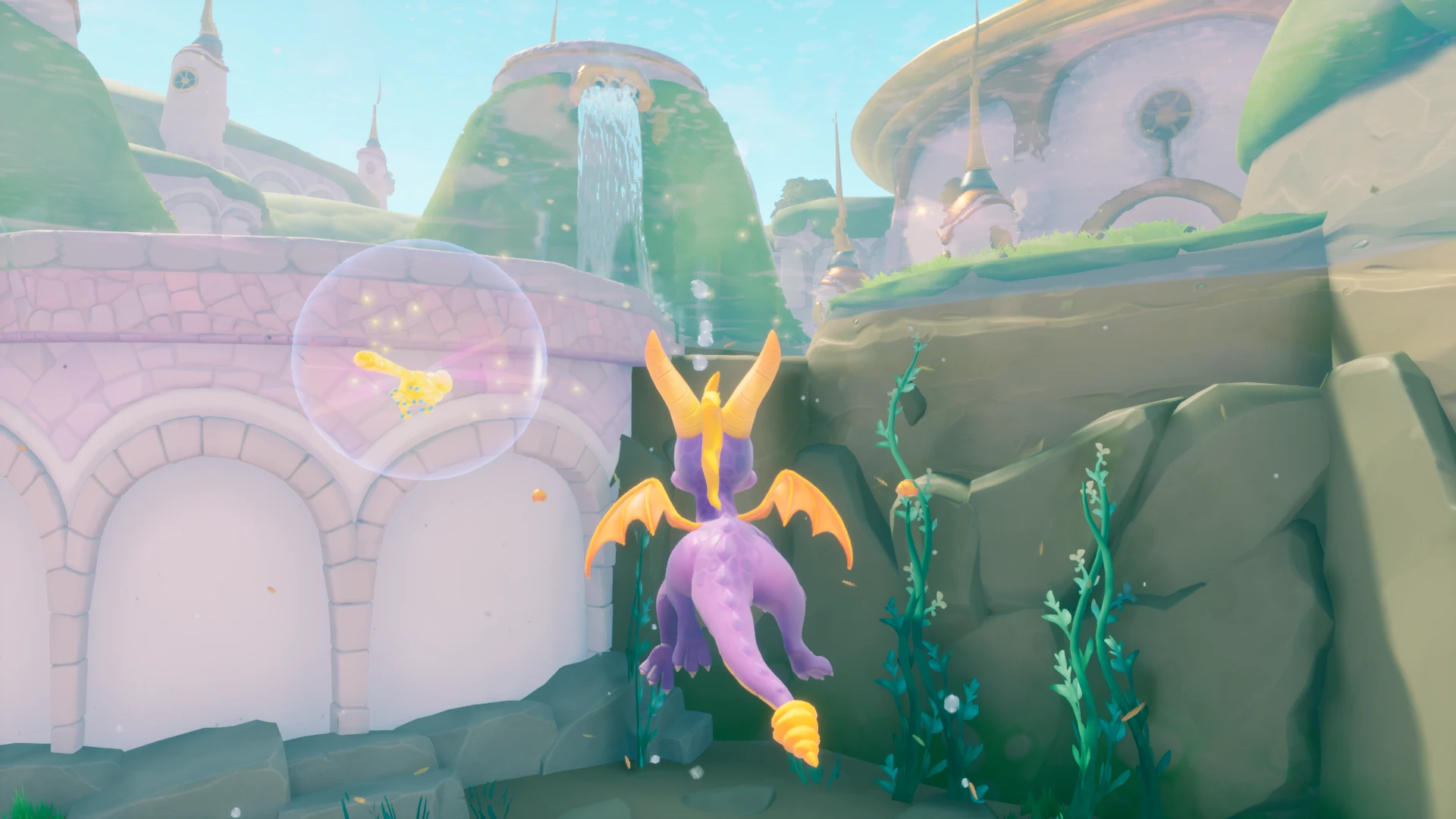 Spyro Reignited Trilogy "Удаления синего фильтра под водой"