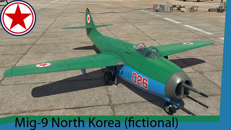 War Thunder "Mig-9 North Korea"