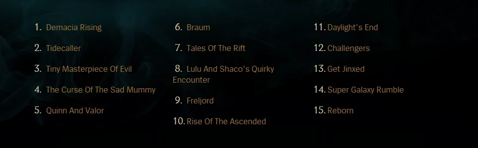 Музыка League of Legends (Часть 1)