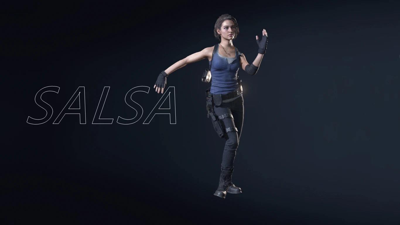 Resident Evil 3 "Танец Сальсы" [v1.0] {Анимация}