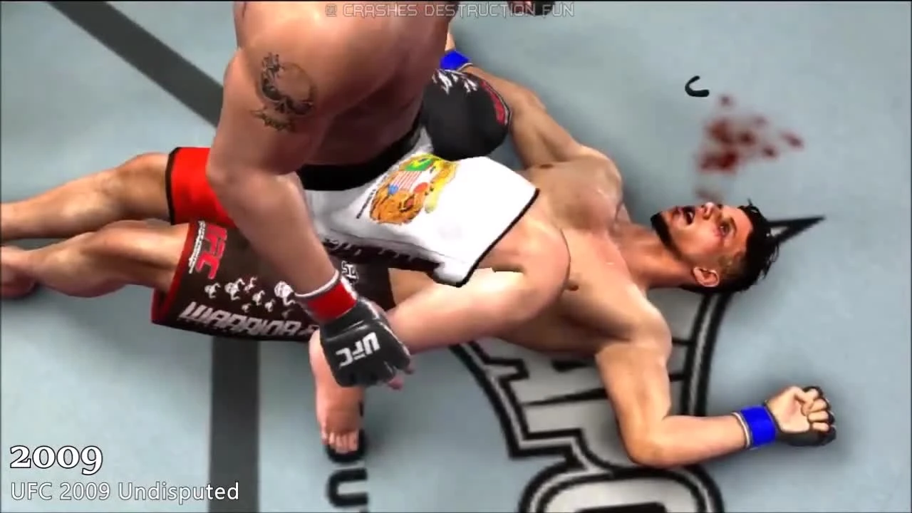 Эволюция серии игр UFC 2000 - 2018