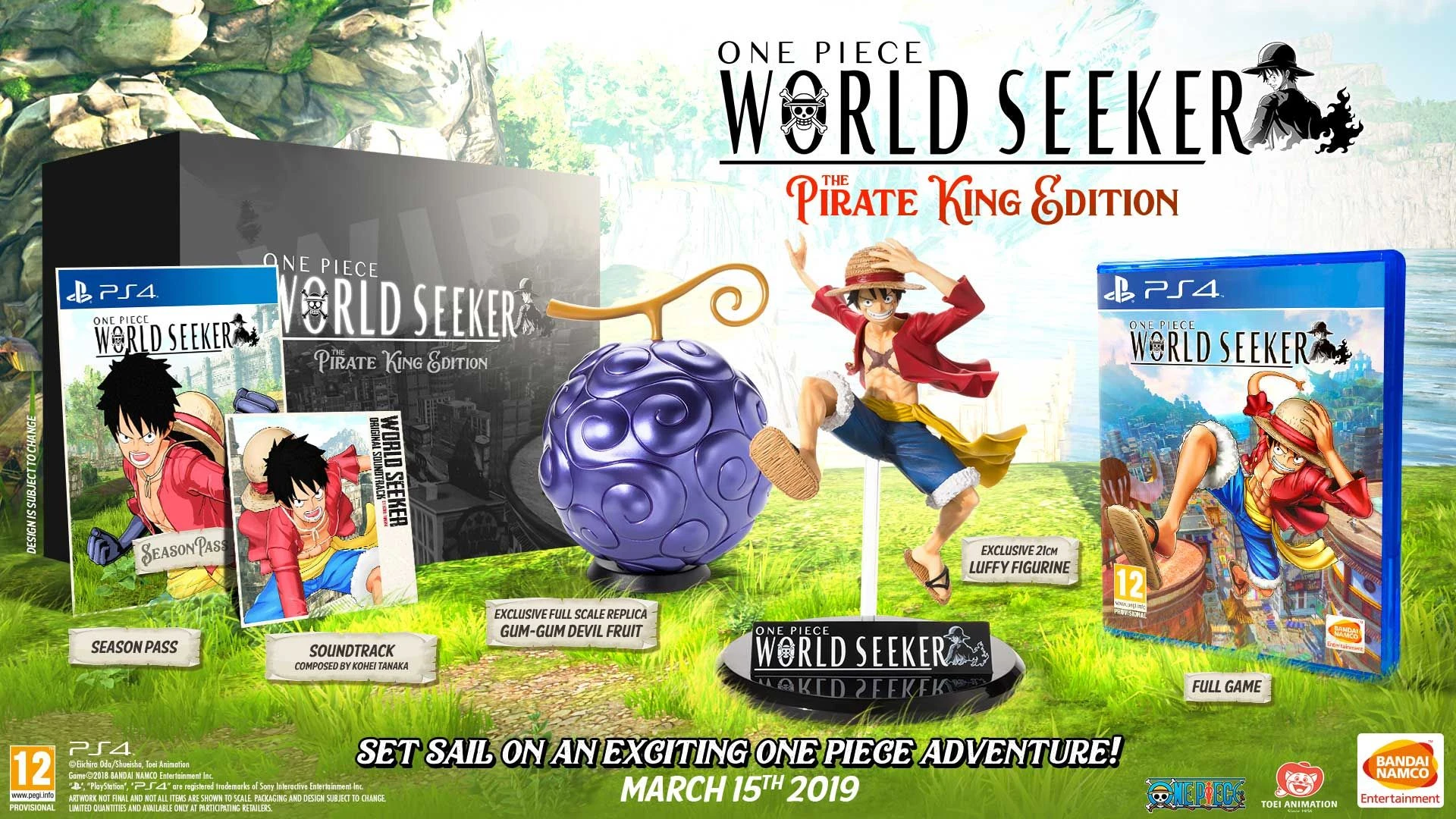 Открывающее видео и новый геймплей One Piece: World Seeker