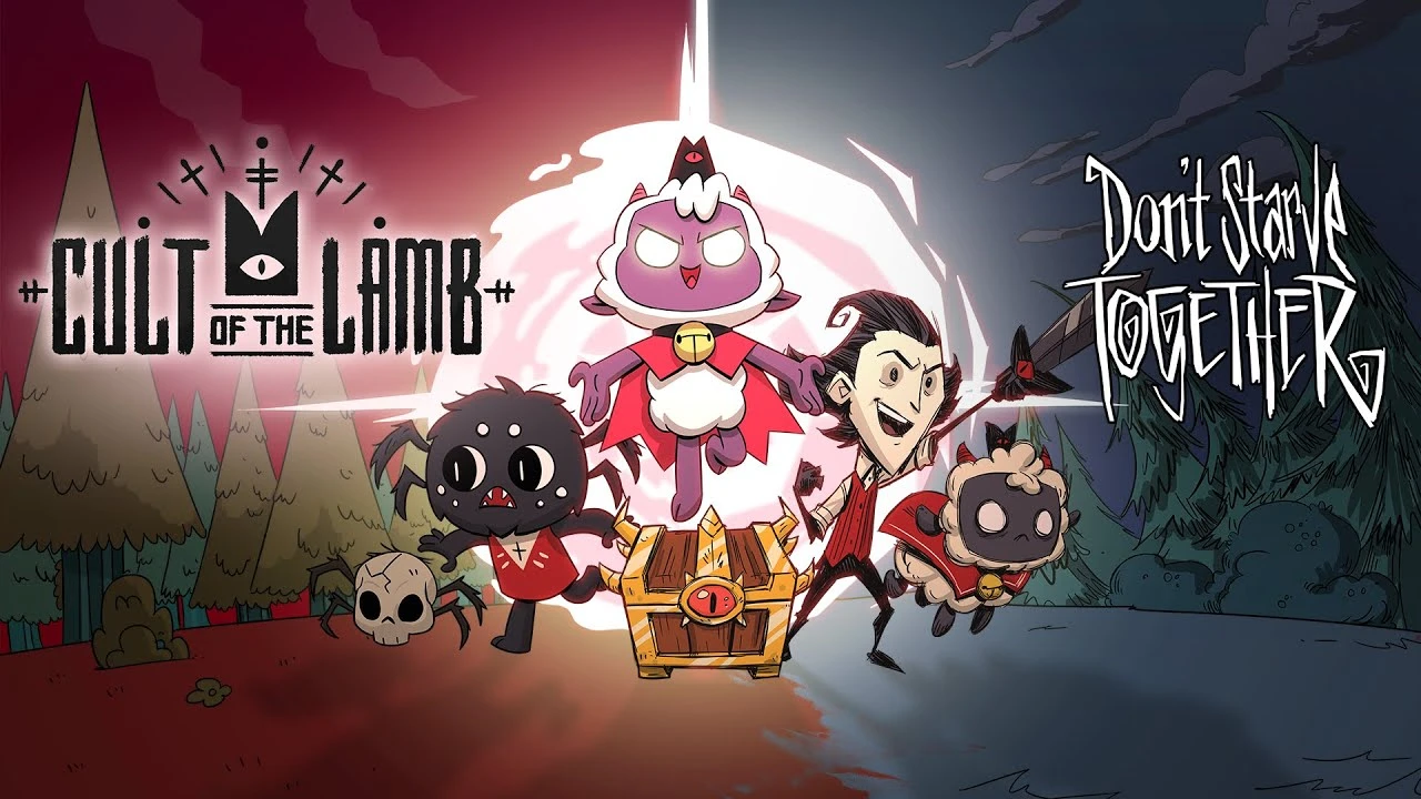 В Cult of the Lamb стартовала коллаборация с Don't Starve Together