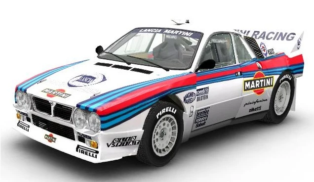 Colin McRae Rally 04 "Скин: Group B - Lancia 037 Martini (1983)"
