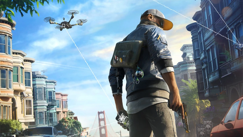 Сравнение версий Watch_Dogs 2 в разрешении 4K и 1080p