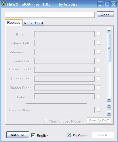 HAWX model MOD tools ver1.08