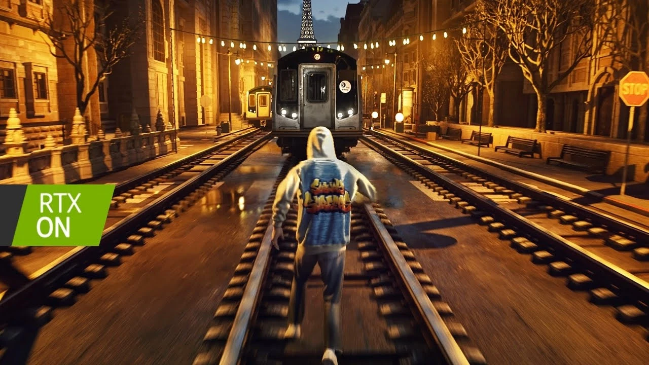 Игру Subway Surfers показали на движке Unreal Engine 5 с трассировкой лучей
