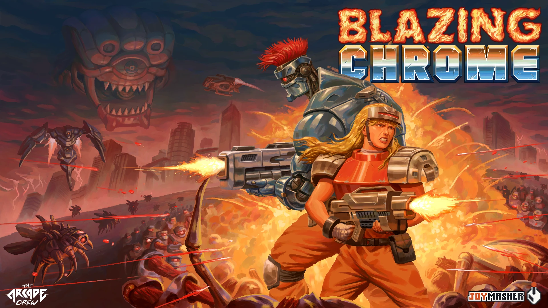Духовный наследник Contra и Metal Slug под названием Blazing Chrome обзавелся датой релиза!