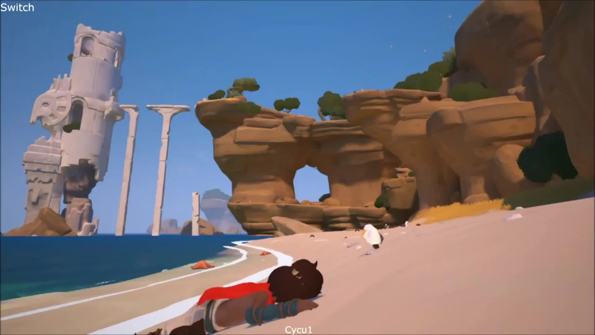 Сравнение графики - RiME Nintendo Switch vs PS4 (Cycu1)