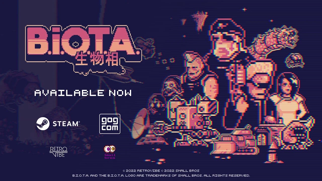 На ПК состоялся релиз 2D платформера-метроидвании B.I.O.T.A.