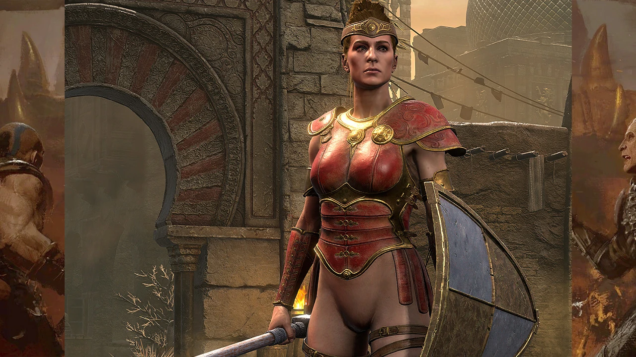 Diablo 2: Resurrected "Голая Амазонка - Nude mode"