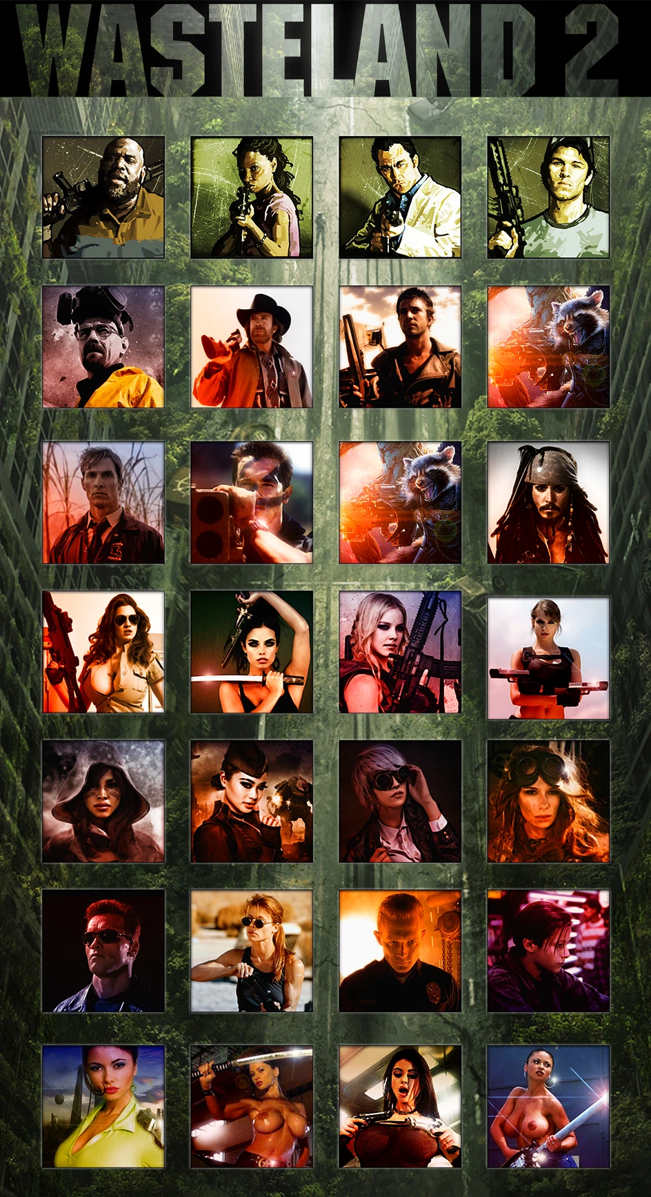 Wasteland 2 "Очередной пак портретов (Custom Portraits pack)"