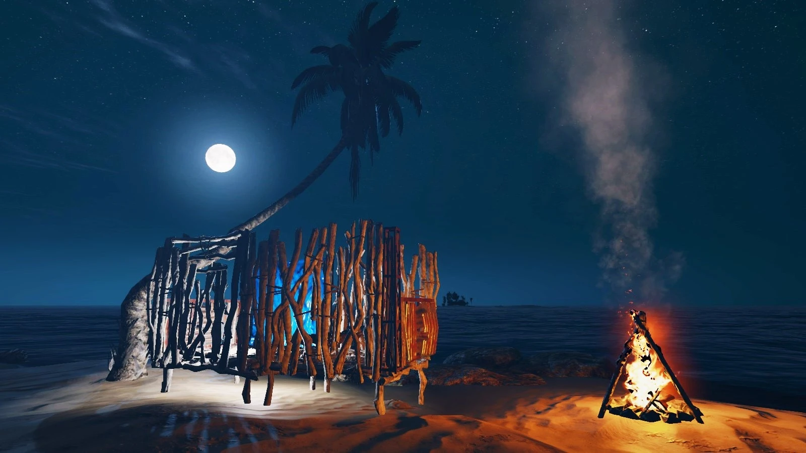 Как развести костер в Stranded Deep и улучшить его