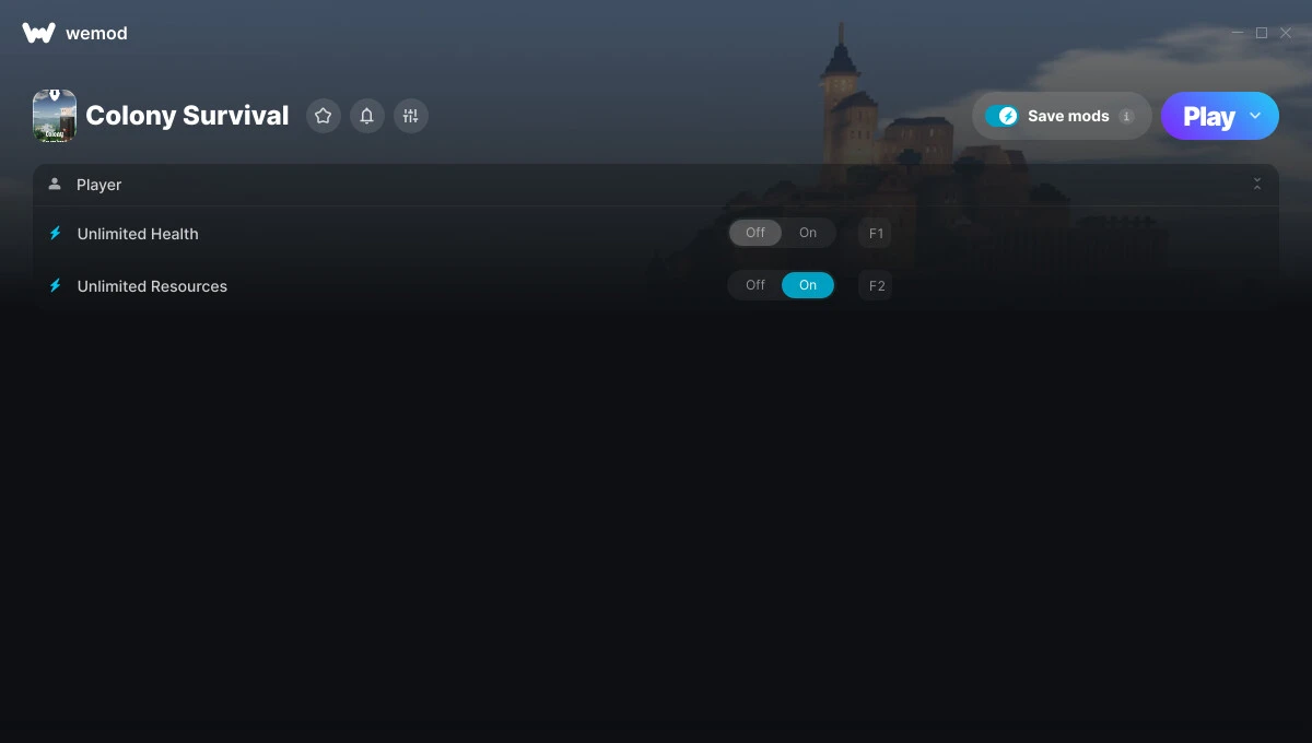 Colony Survival "Трейнер +2 от WeMod: Здоровье, ресурсы"