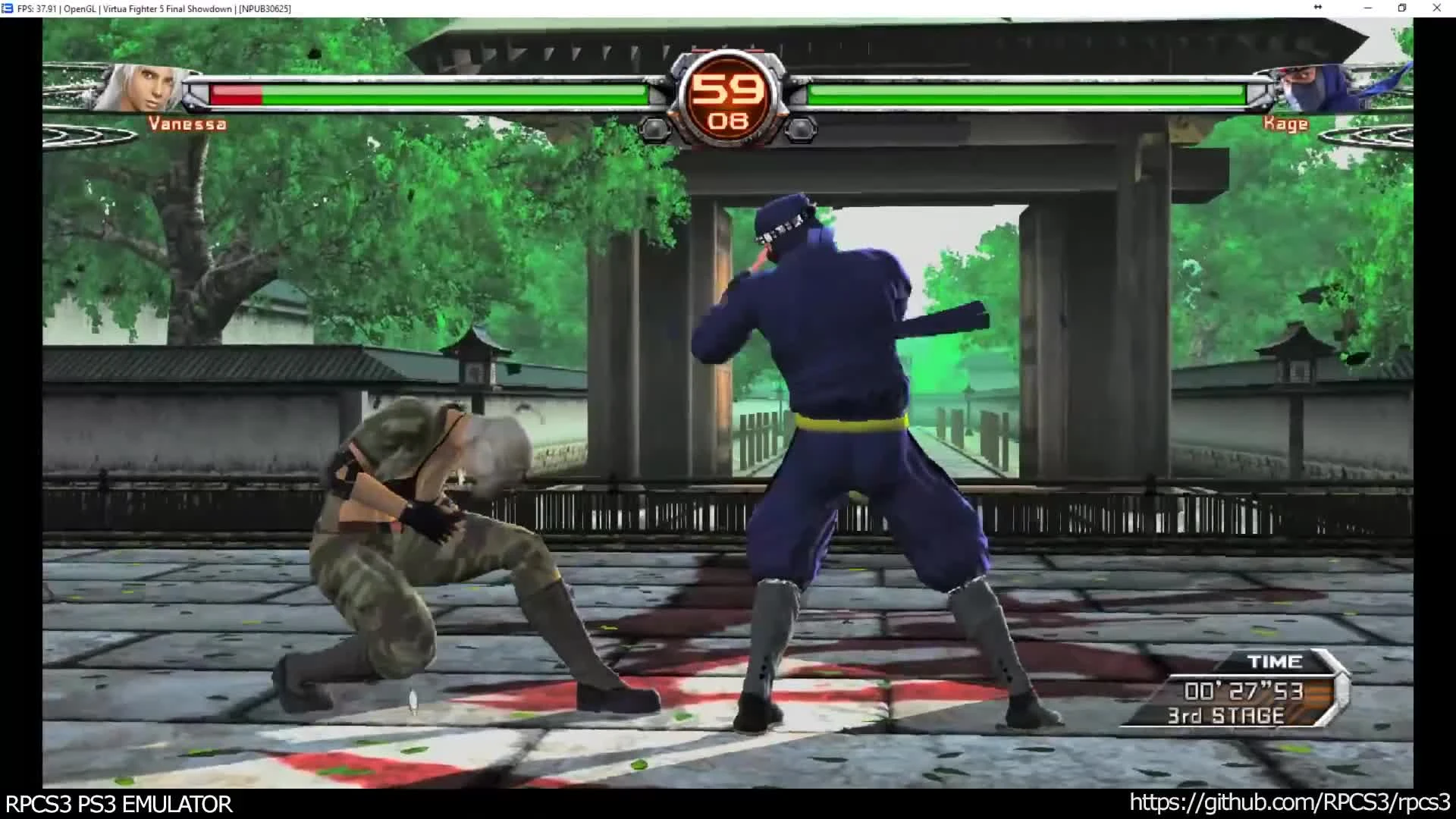 Эмулятор RPCS3 PS3 - Virtua Fighter 5: Final Showdown