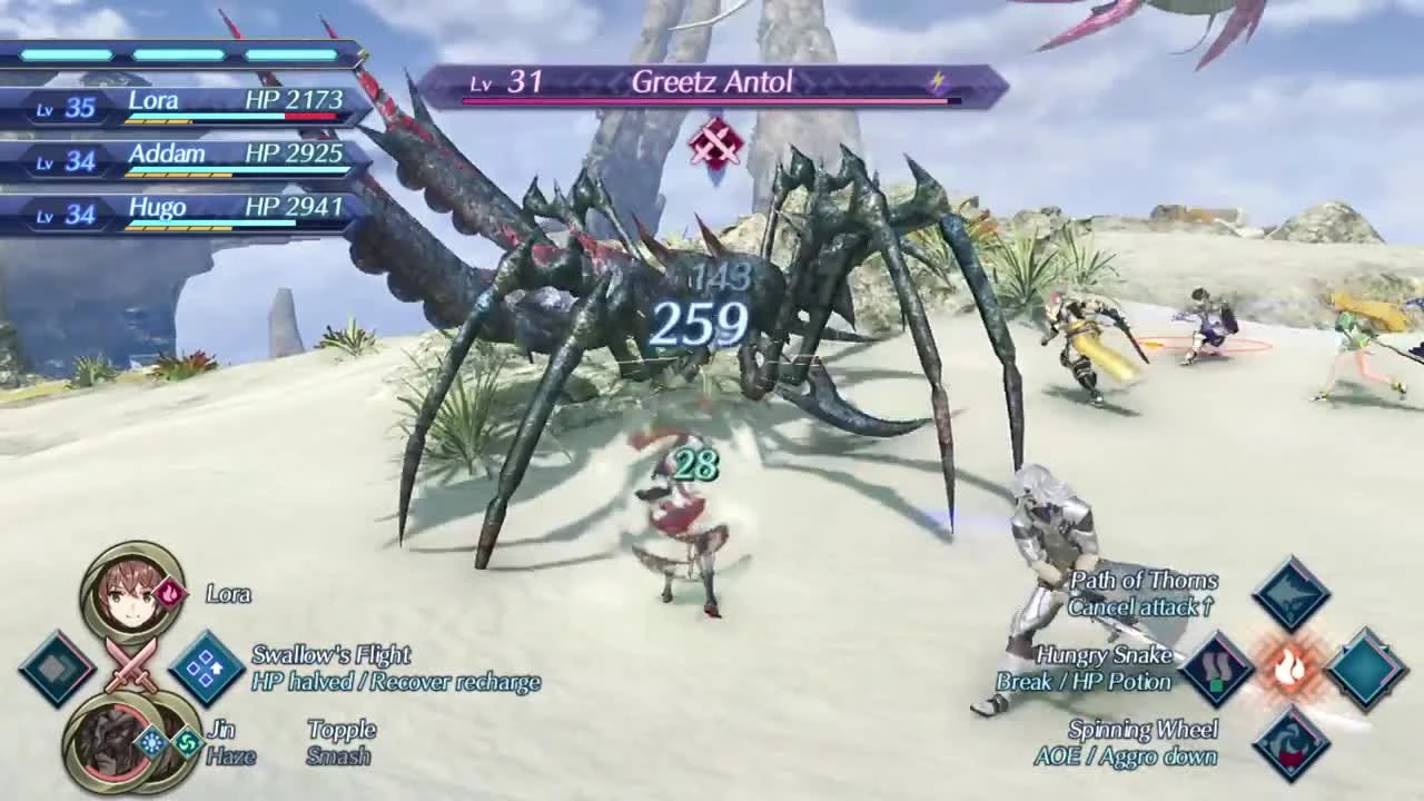 Xenoblade Chronicles 2: Torna - The Golden Country из студии RedCube с выставки gamescom 2018