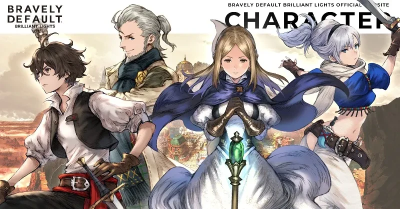 Новые трейлеры Bravely Default Brilliant Lights представляют Глорию, Сета, Адель и Элвиса