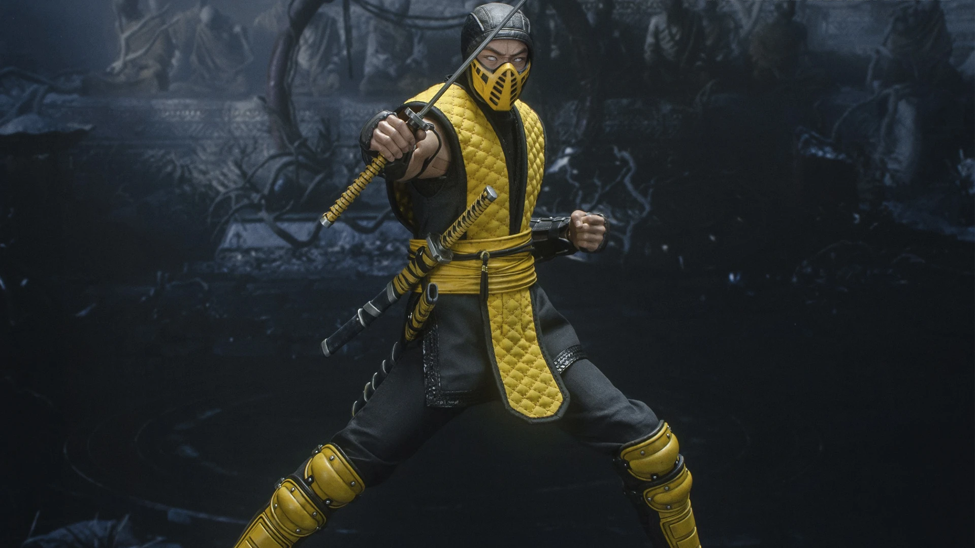 Скорпион из Mortal Kombat 11 получит детализированную фигурку со своим классическим костюмом
