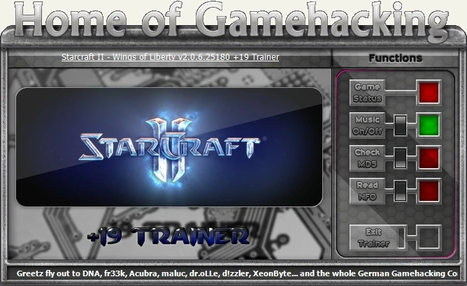 StarCraft 2 - Wings of Liberty: Трейнер/Trainer (+19) [2.0.6.25180] {sILeNt heLLsCrEAm / HoG}