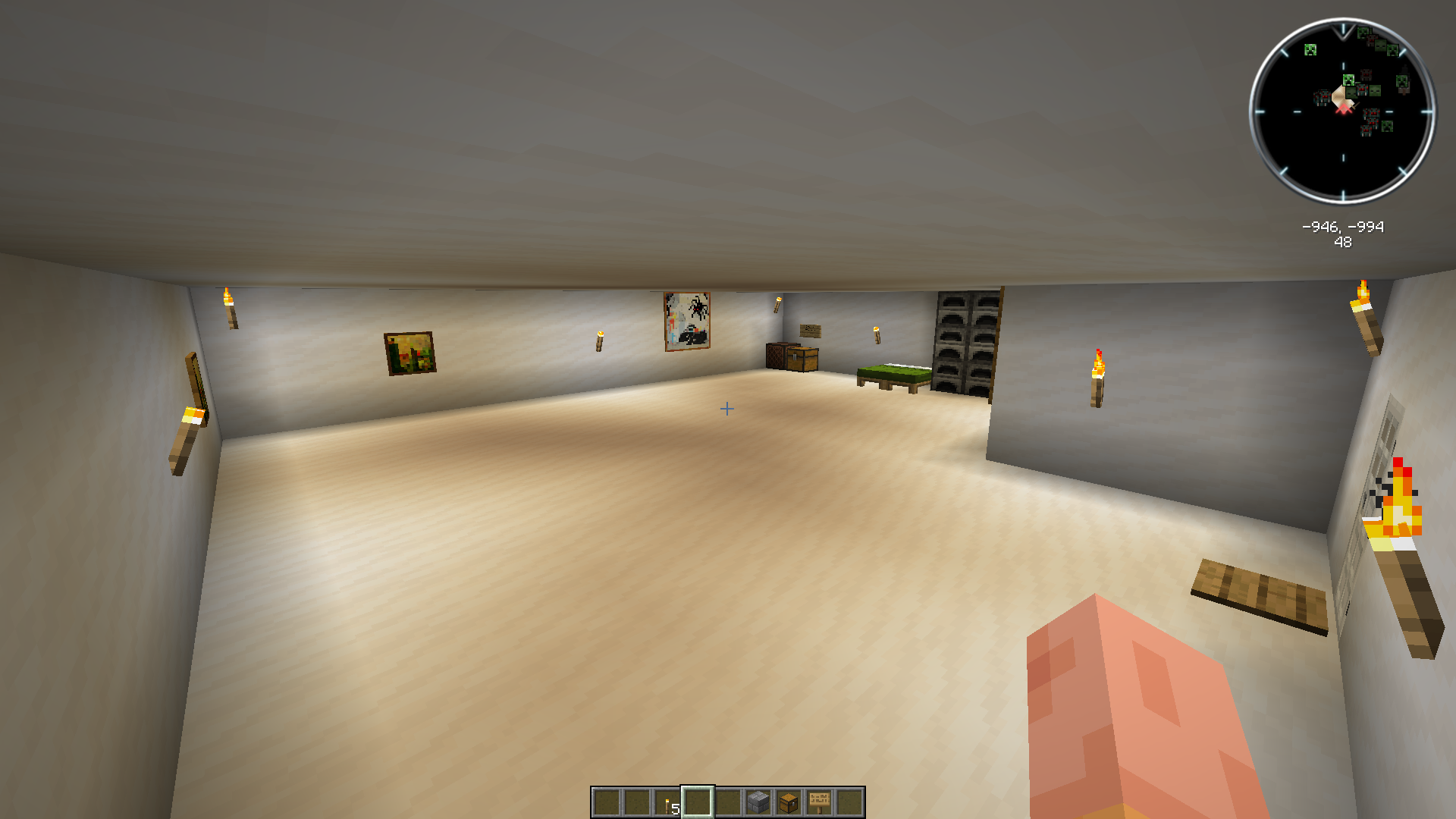 Minecraft "Сохранение - Сладкая жизнь под землёй"