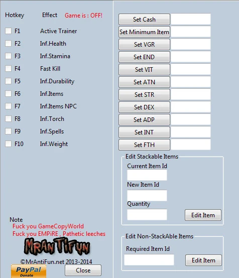 Dark Souls 2: Трейнер/Trainer (+22) [1.11] {MrAntiFun}