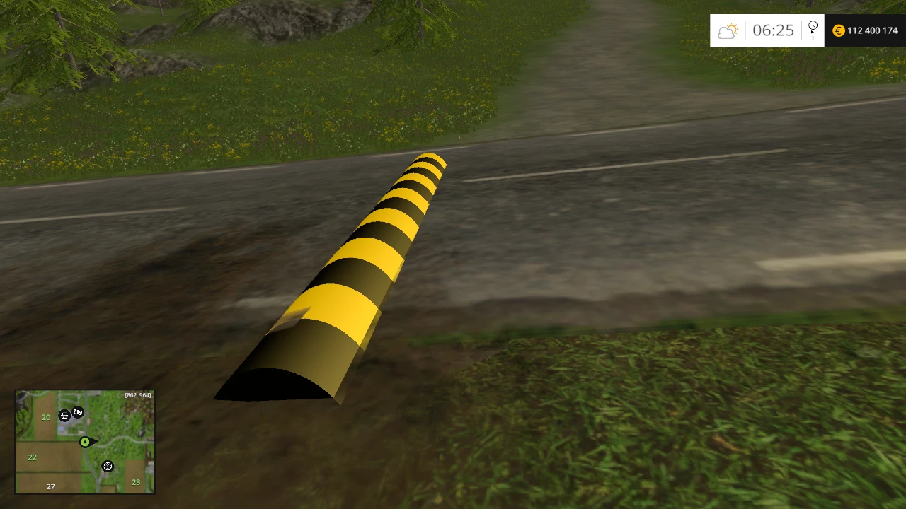 Farming Simulator 15 "Placeable Verkehrsdaempfer"