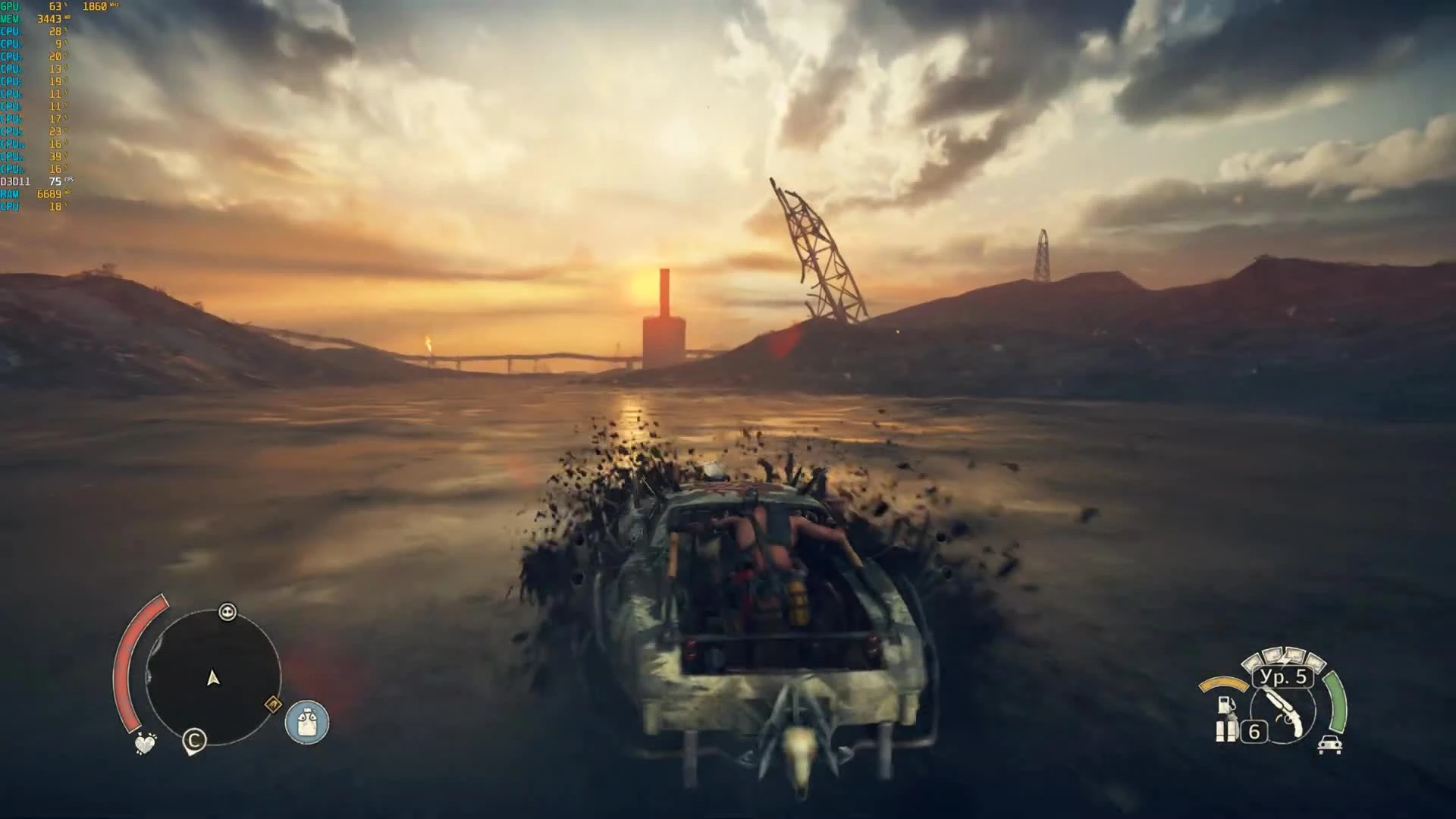 Тест Mad Max на RTX 2080Ti