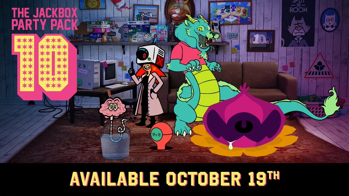 Появилась точная дата выхода The Jackbox Party Pack 10