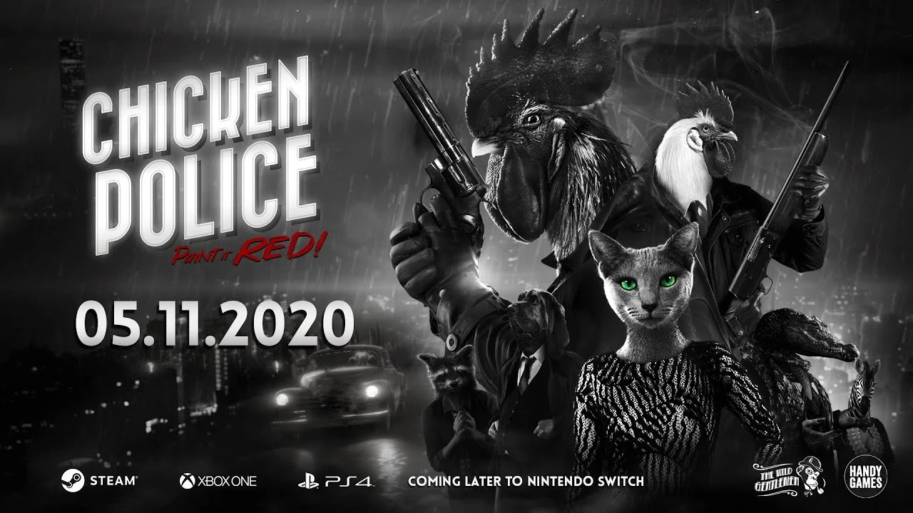 Приключенческая нуар-игра Chicken Police выйдет на ПК, PS4 и Xbox One в начале ноября