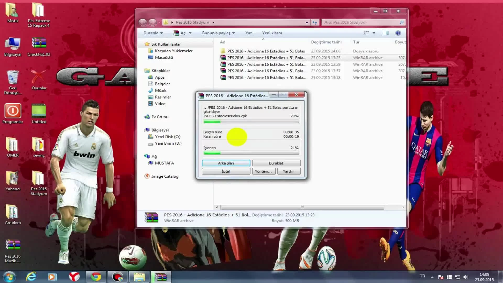 PES 2016 "26 стадионов + 51 мячей by JVPES"
