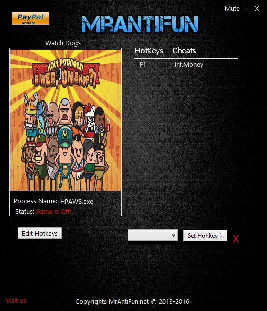 Holy Potatoes! A Weapon Shop?!: Трейнер/Trainer (+1: Деньги / Money) [1.0.6] {MrAntiFun}