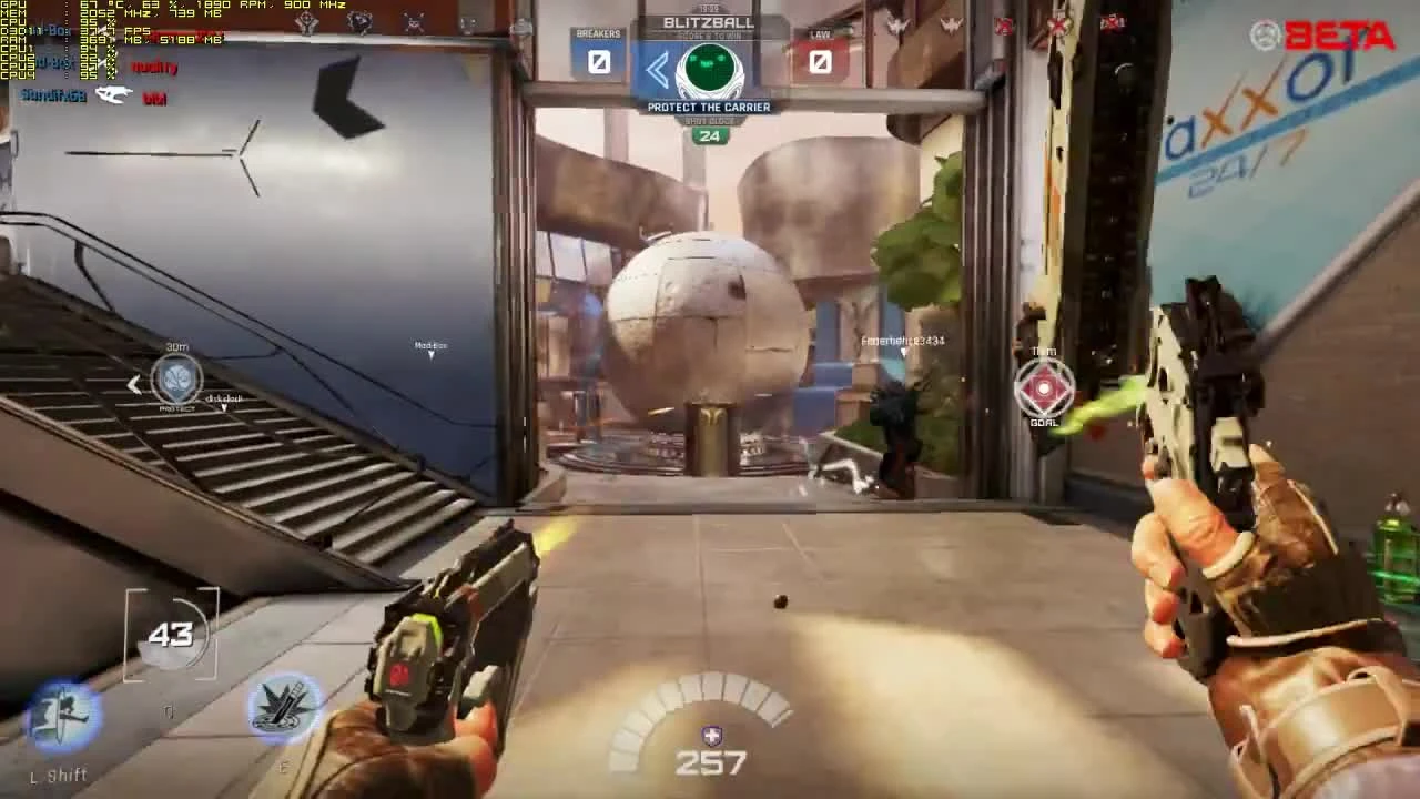 Тест LawBreakers запуск на слабом ПК (4 ядра, 4 ОЗУ, GeForce GTX 550 Ti 1 Гб)