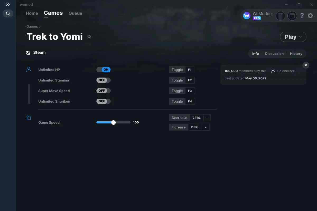 Trek To Yomi "Трейнер +5" [UPD: 06.05.2022] {ColonelRVH / WeMod}