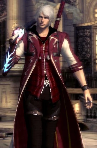 Devil May Cry 4 "неро как вергирий красно-белая версия"