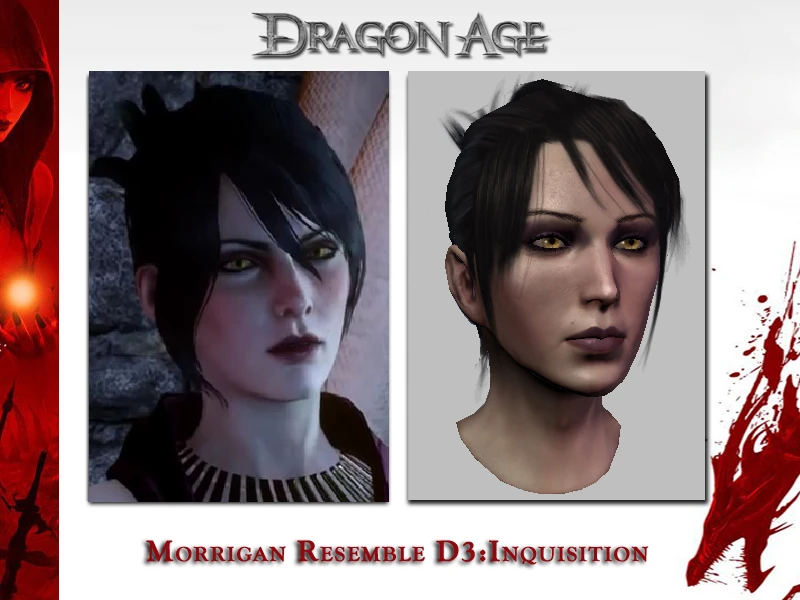 Dragon Age: Origins "Morrigan - Resemble DA3 Inquisition"