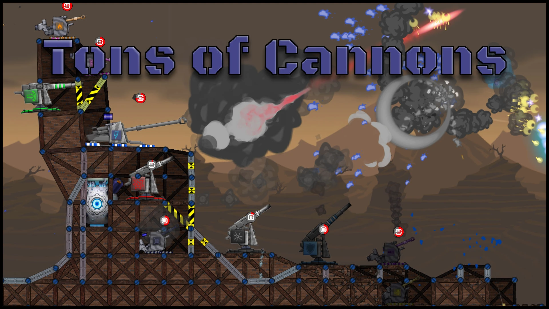 Forts "Tons of Cannons - уникальные виды вооружения для ванильной игры"