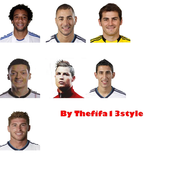 FIFA 13 "Минифейсы некоторых игроков Real Madrid 2013"