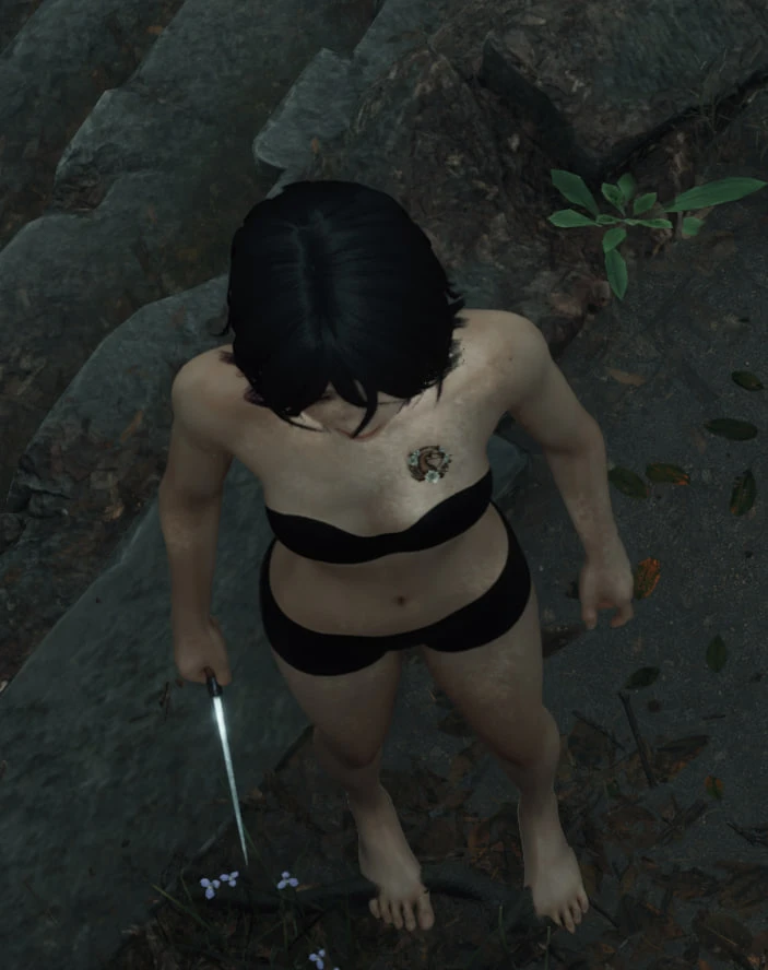 Silent Hill f "Удаляет черный туман нижнего белья"