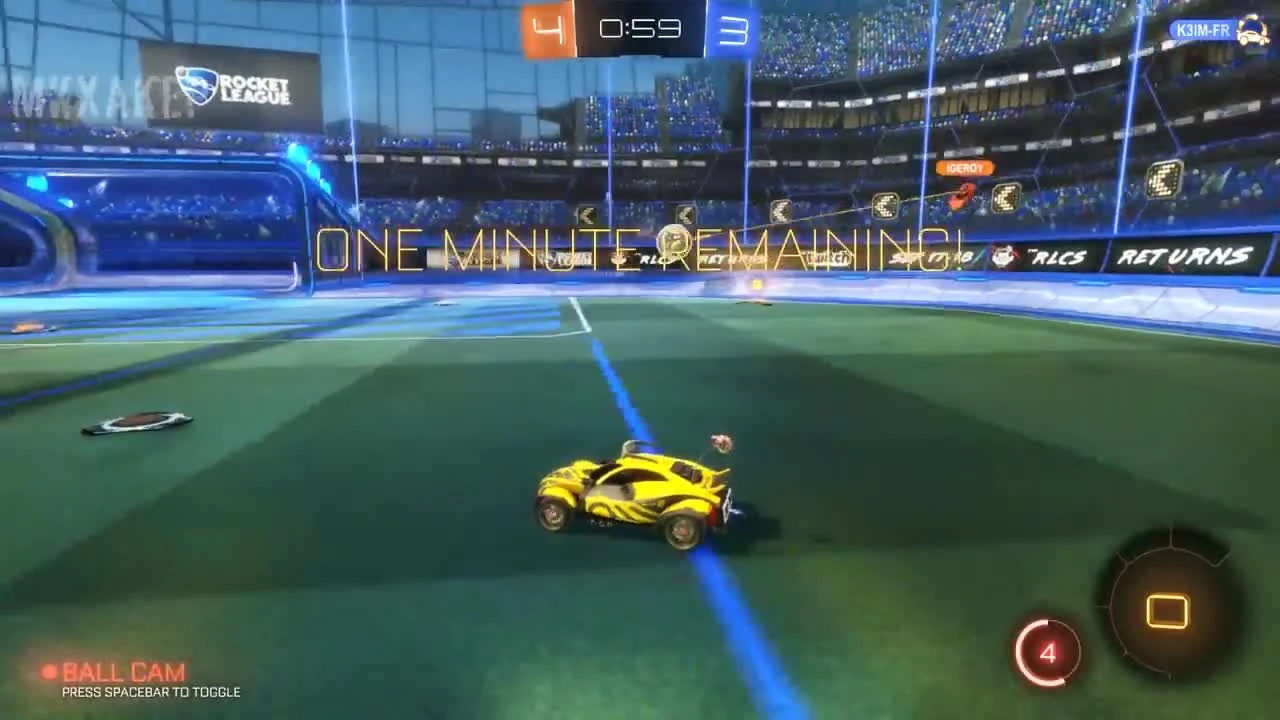 Пнул пацана гигантским ботинком - Rocket League